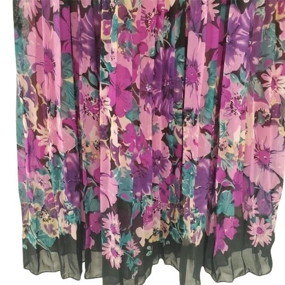 Maccine | Multicolor Floral & Polka Dot Skirt - Picture 4 of 7